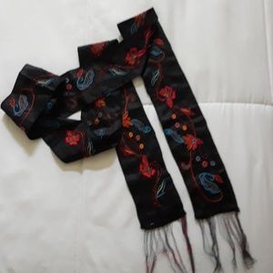 Chicos 100% Silk Scarf/Belt